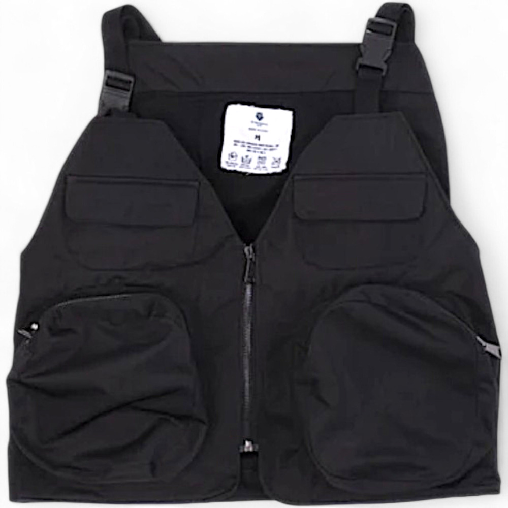 Sacer Scarabaeus Black Tactical Utility Vest Techwear Multi Pocket NWT M